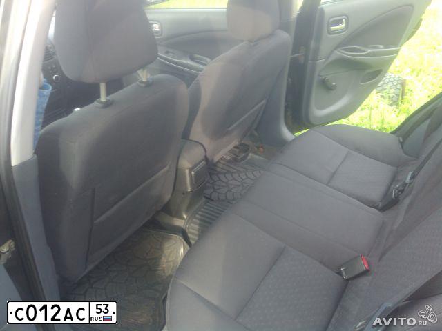 Фото автомобиля NISSAN ALMERA, 2006 — госномер С012АС53. Цвет: ЧЕРНЫЙ