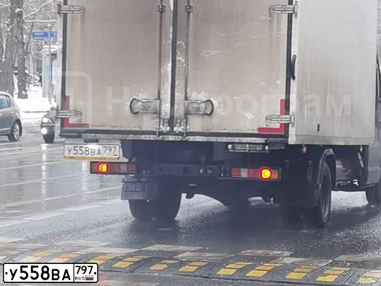 Фото автомобиля GAZ GAZEL NEXT, 2020 — госномер У558ВА797. Цвет: ЧЕРНЫЙ