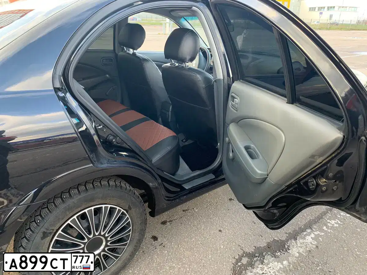 Фото автомобиля NISSAN ALMERA, 2007 — госномер О547ОН196. Цвет: ЧЕРНЫЙ
