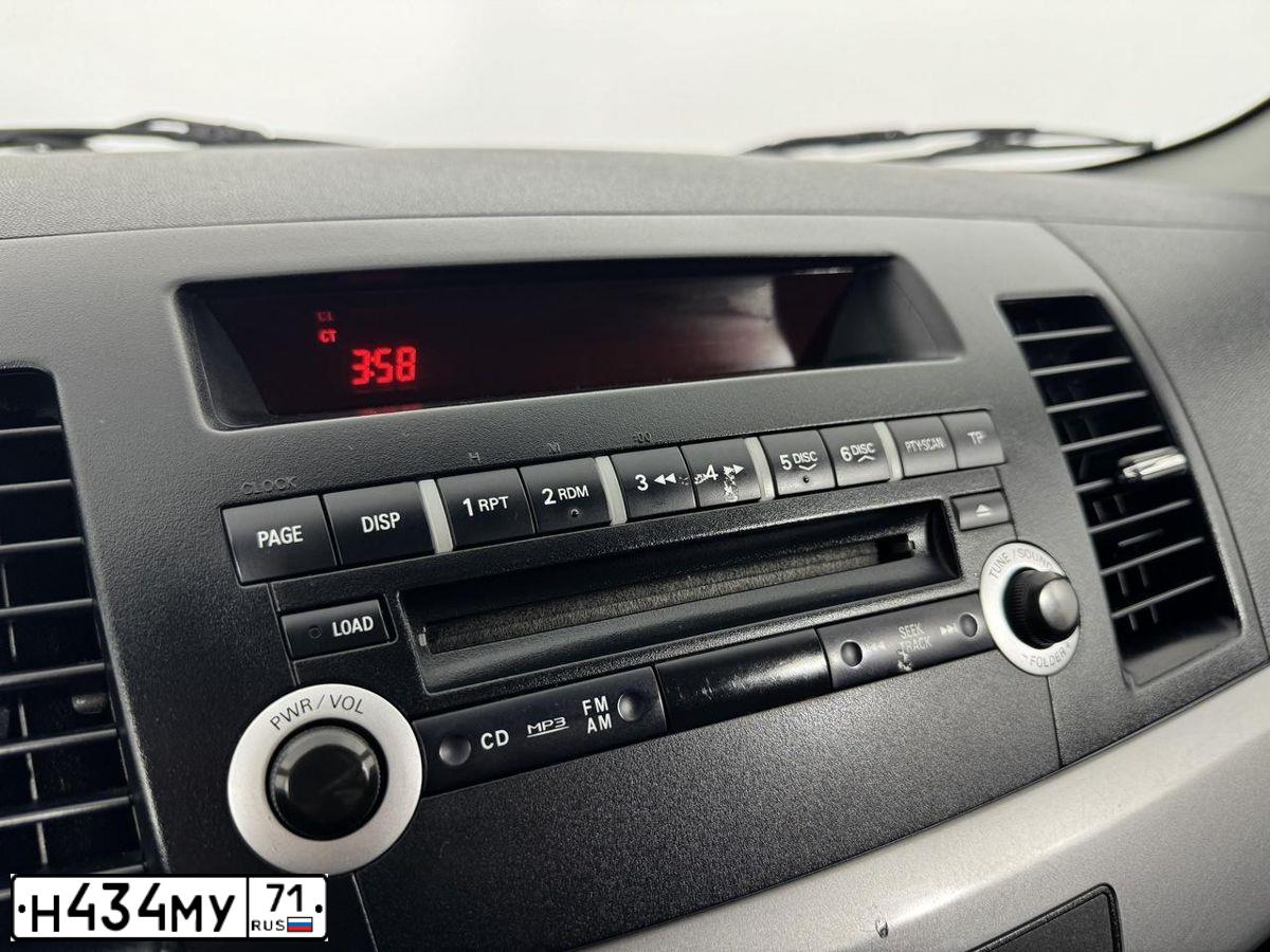 Фото автомобиля MITSUBISHI LANCER, 2008 — госномер Н100КК71. Цвет: ЧЕРНЫЙ