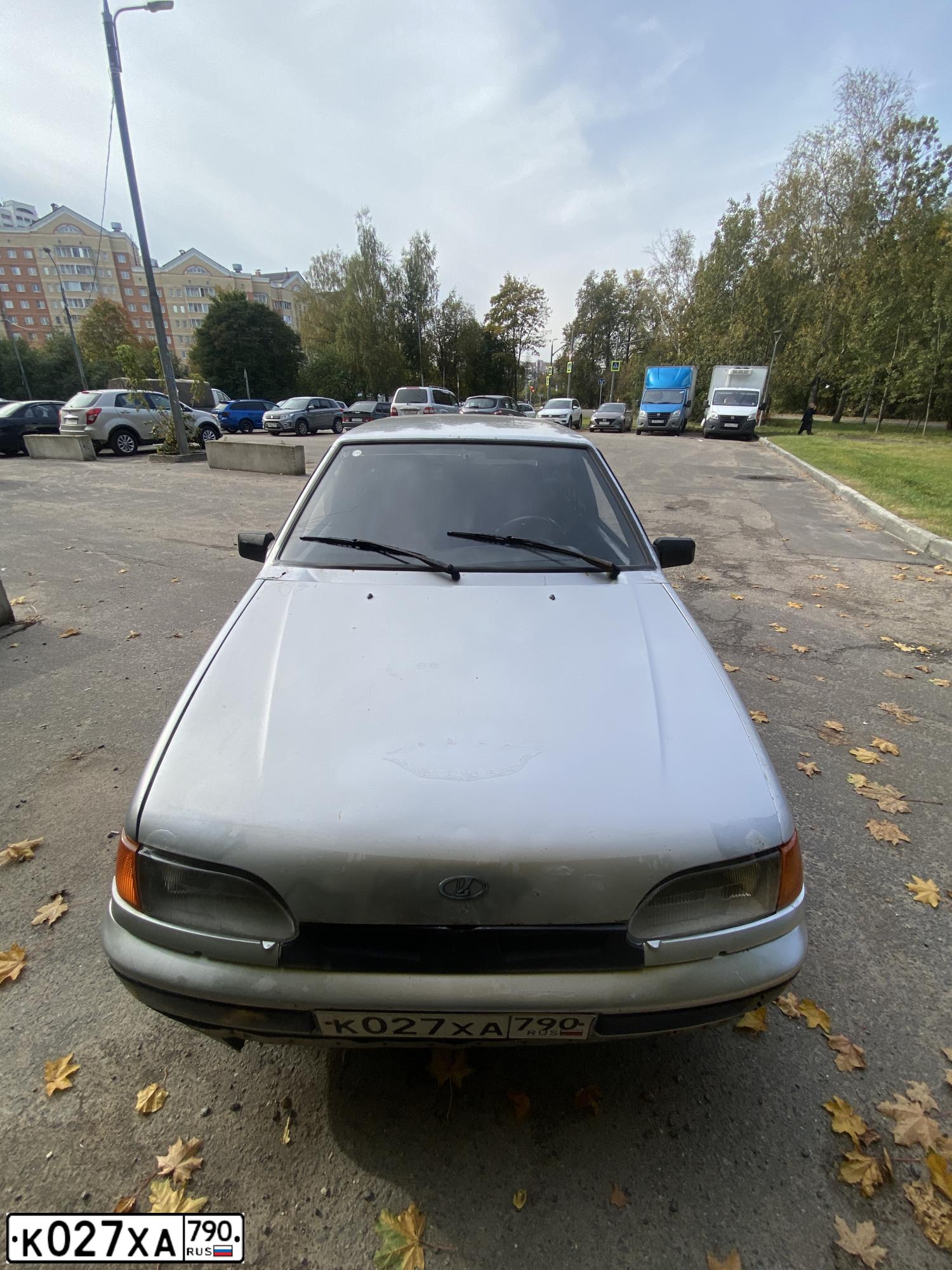 Фото автомобиля ВАЗ 21140, 2004 — госномер Р832ТМ797. Цвет: Светло-Серебристый металлик