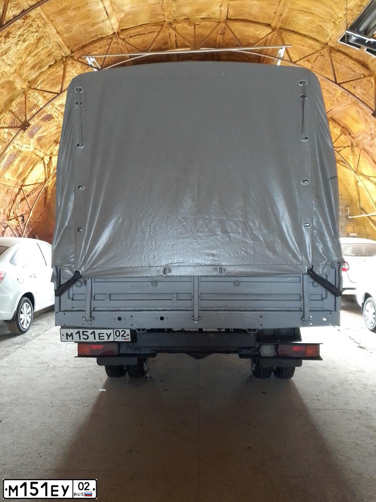 Фото автомобиля GAZ 3302 EL, 1996 — госномер М151ЕУ102. Цвет: БЕЛЫЙ
