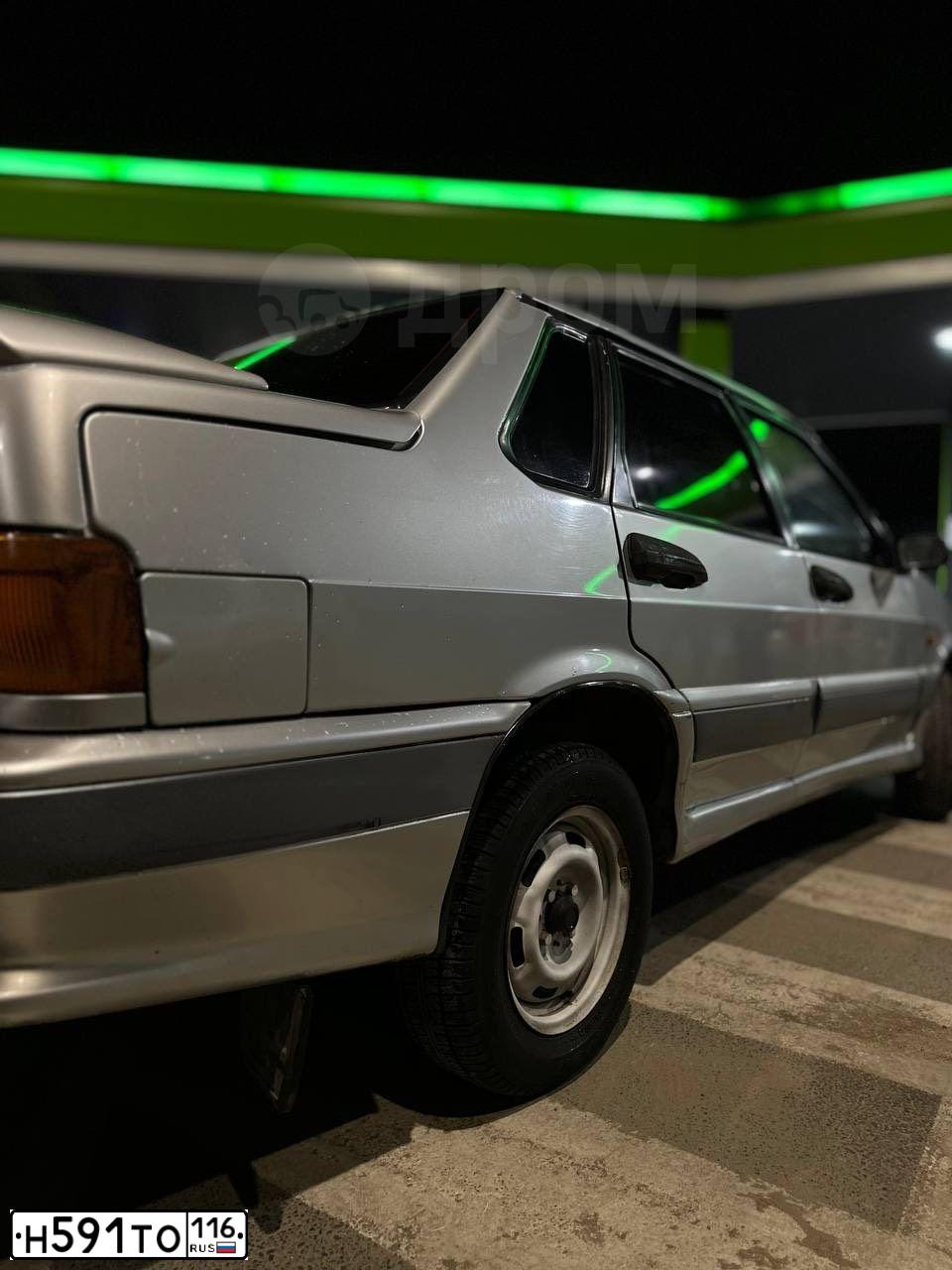 Фото автомобиля LADA 2115 SAMARA, 2002 — госномер Н591ТО116. Цвет: СВЕТЛО-СЕРЕБРИСТЫЙ МЕТАЛЛ