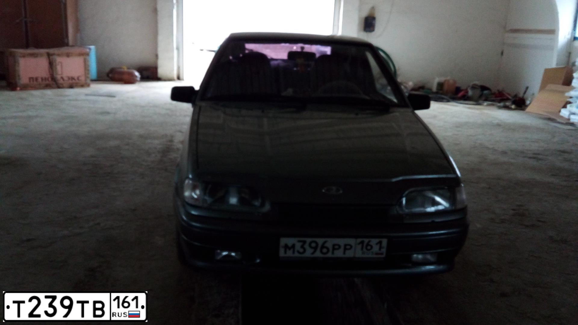 Фото автомобиля LADA 2109 SAMARA, 1999 — госномер С370УЕ61. Цвет: Темно-зеленый