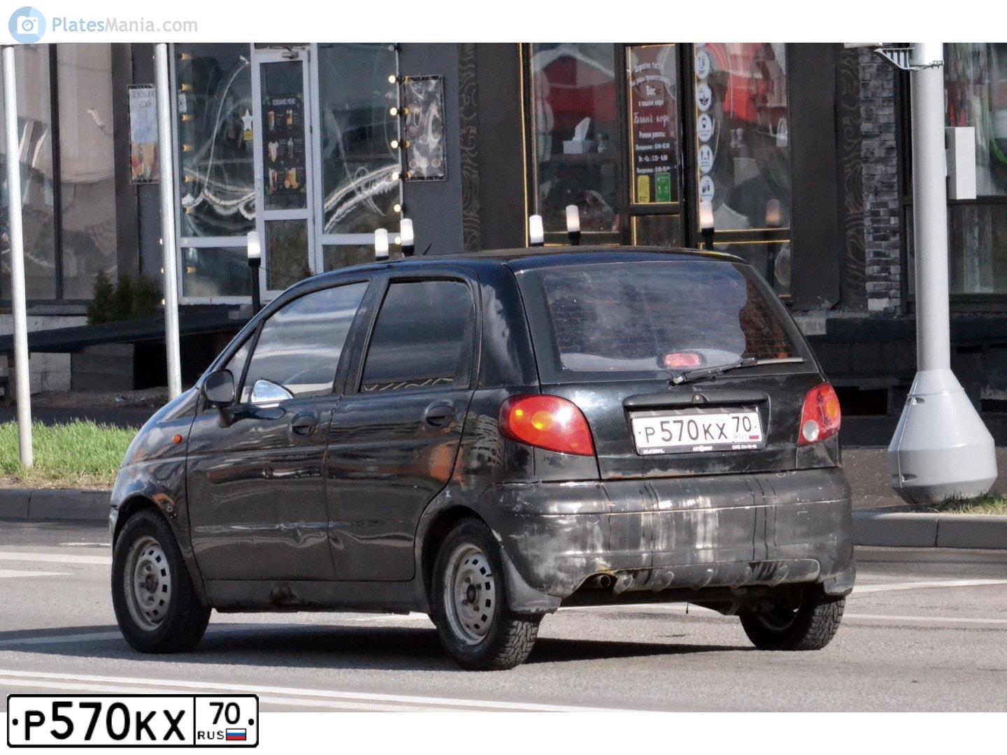 Фото автомобиля DAEWOO MATIZ, 2013 — госномер Р995ТК40. Цвет: ЧЕРНЫЙ БЛЕДНЫЙ