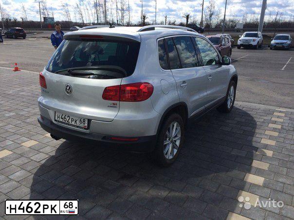 Фото автомобиля VOLKSWAGEN TIGUAN, 2013 — госномер Н500РМ68. Цвет: СЕРЕБРИСТЫЙ