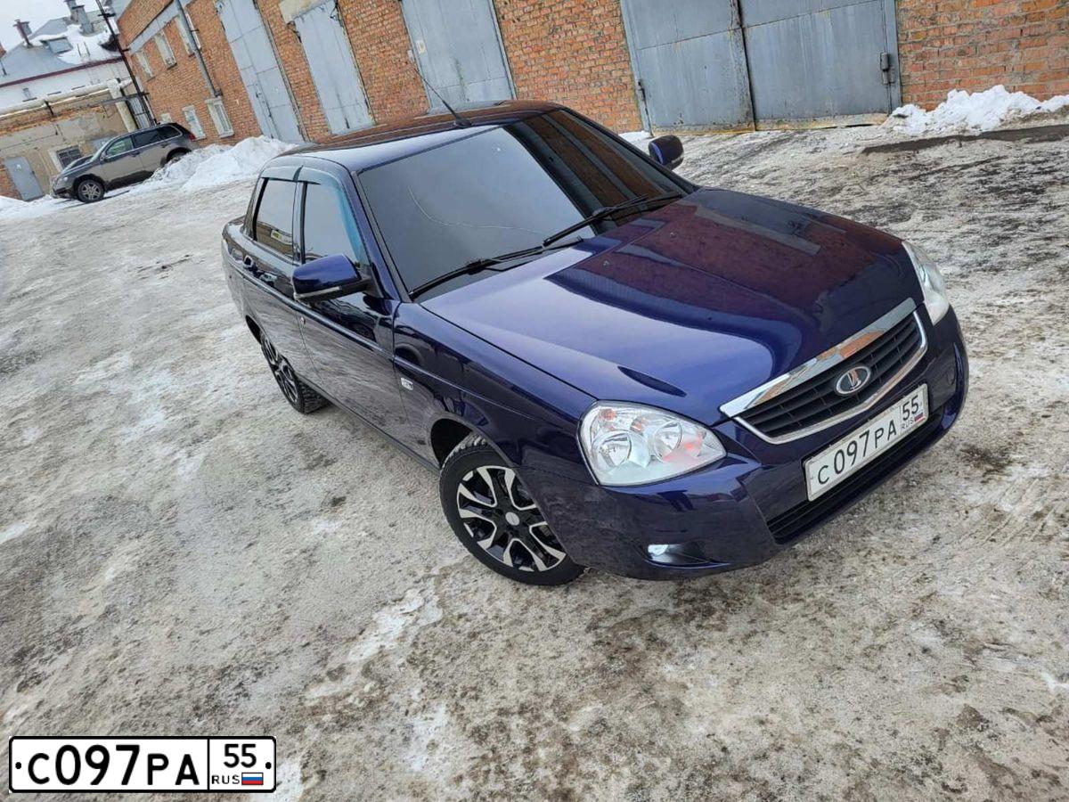 Фото автомобиля LADA 2170 PRIORA, 2013 — госномер А457АТ172. Цвет: СИНИЙ