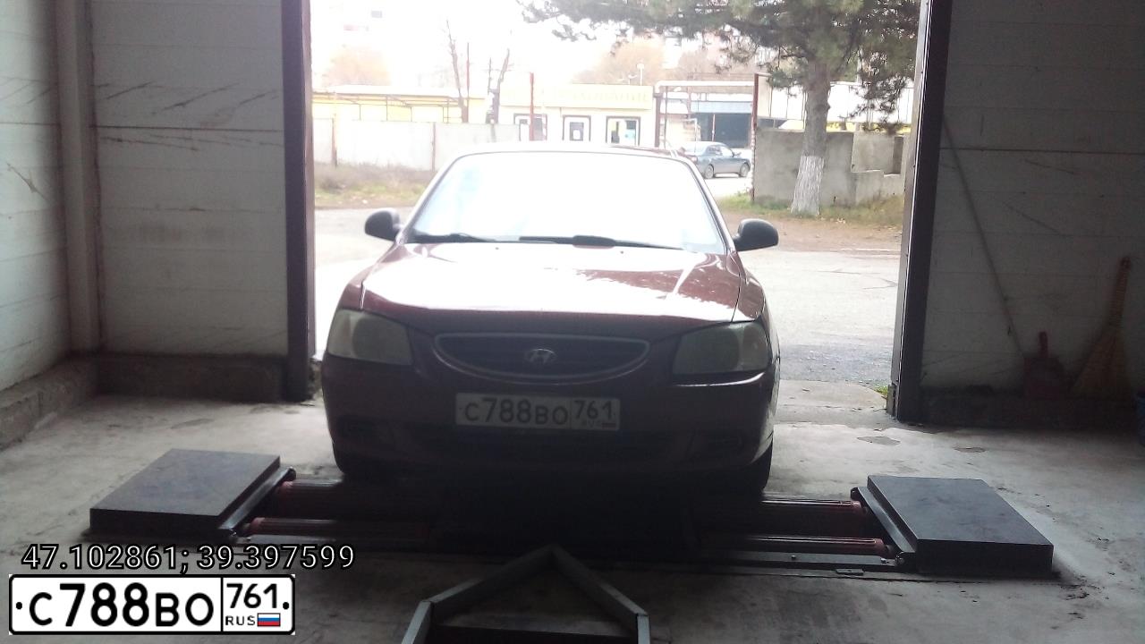 Фото автомобиля TAGAZ ACCENT, 2007 — госномер А675ТК177. Цвет: Красный