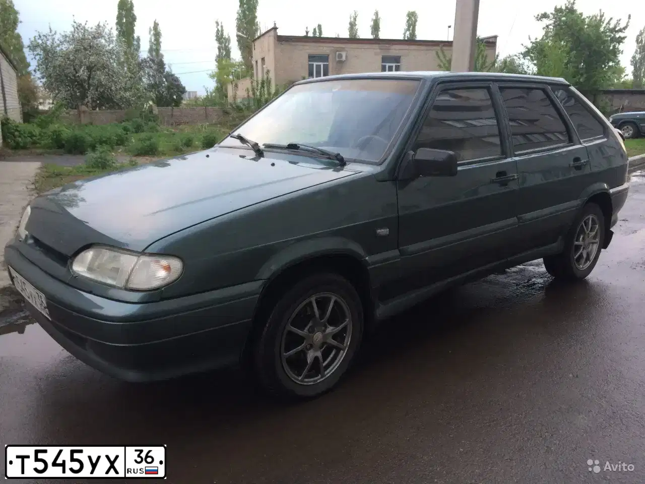 Фото автомобиля LADA 2114 SAMARA, 2007 — госномер Т545УХ36. Цвет: СЕРО-СИНЕ-ЗЕЛЕНЫЙ