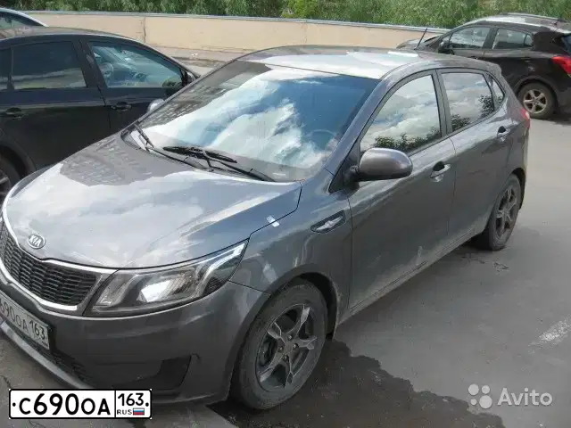 Фото автомобиля KIA RIO, 2012 — госномер С690ОА163. Цвет: СЕРЫЙ