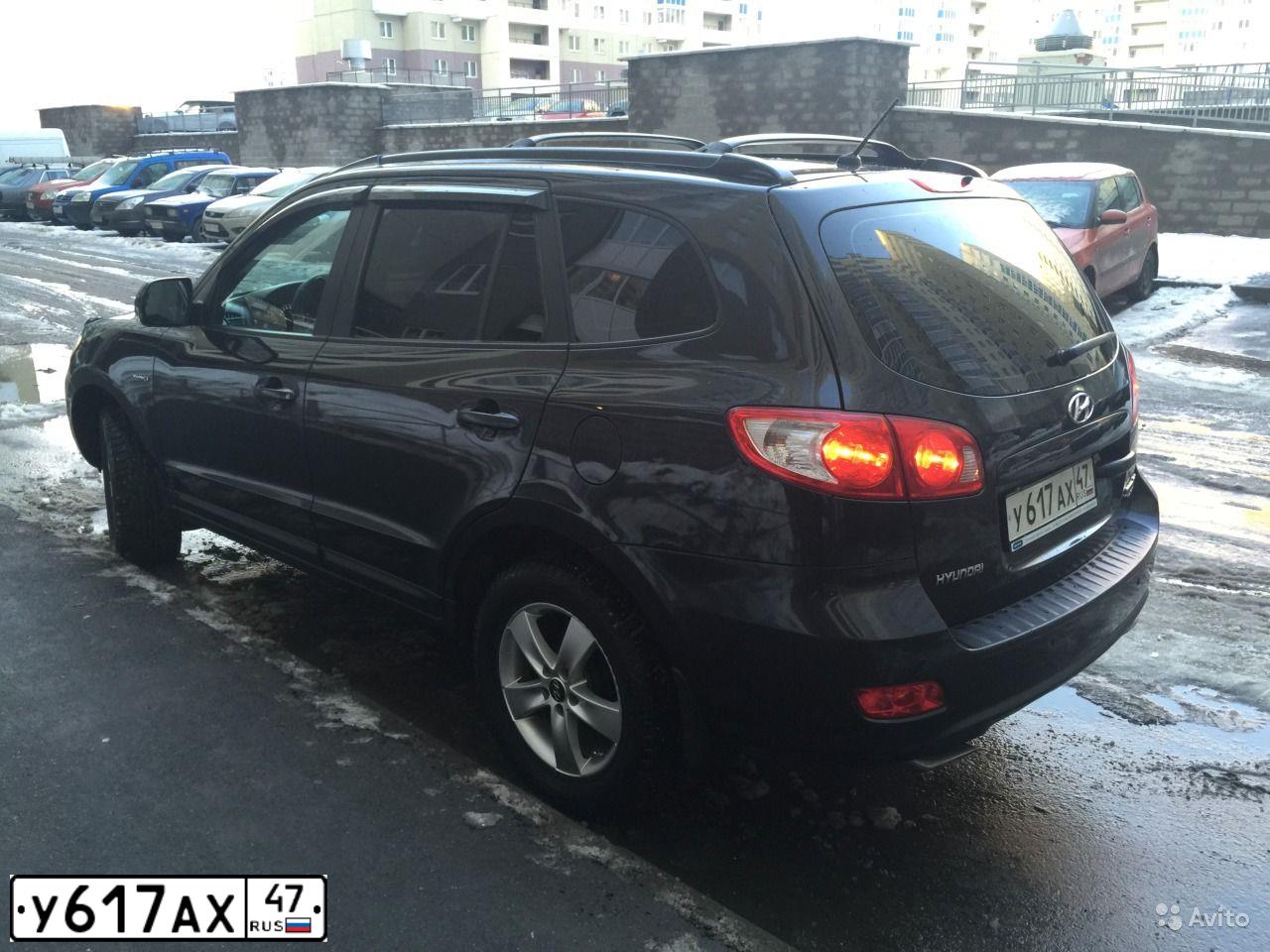 Фото автомобиля HYUNDAI SANTA FE, 2008 — госномер Е859УК82. Цвет: ЧЕРНЫЙ
