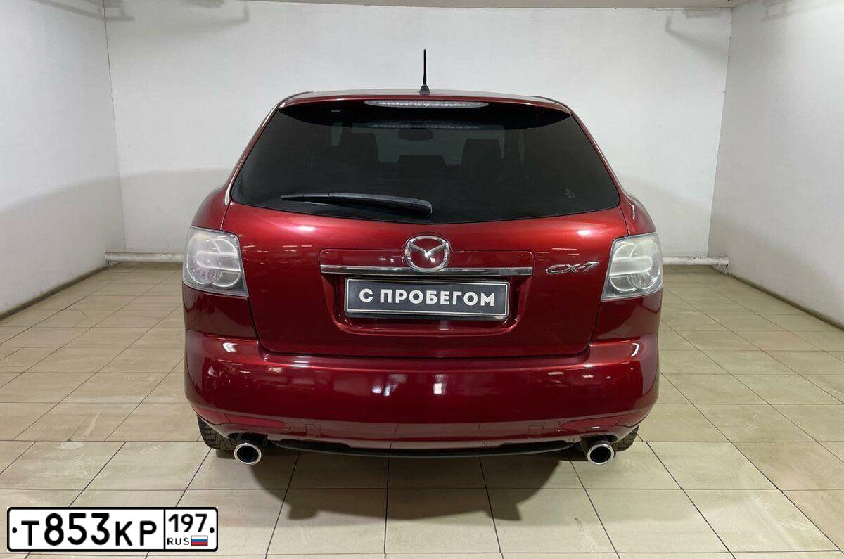 Фото автомобиля MAZDA CX-7, 2011 — госномер А696ТЕ790. Цвет: Красный
