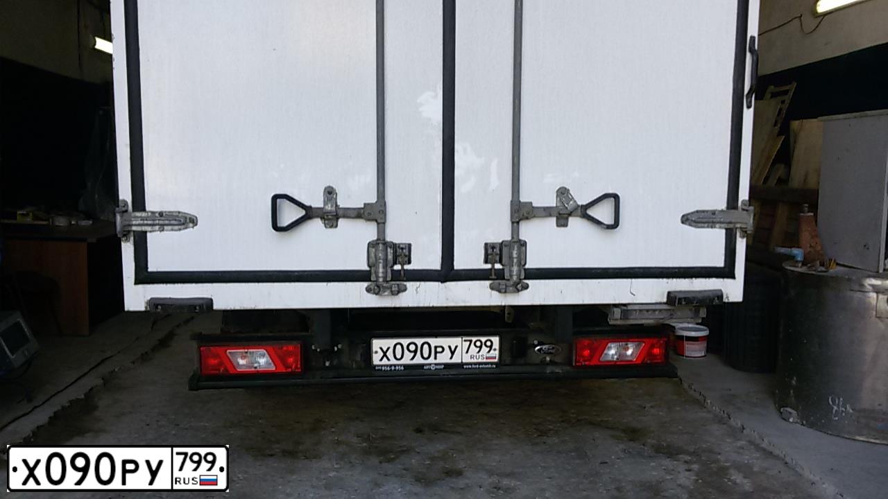 Фото автомобиля FORD TRANSIT, 2020 — госномер Е791ОС08. Цвет: Белый