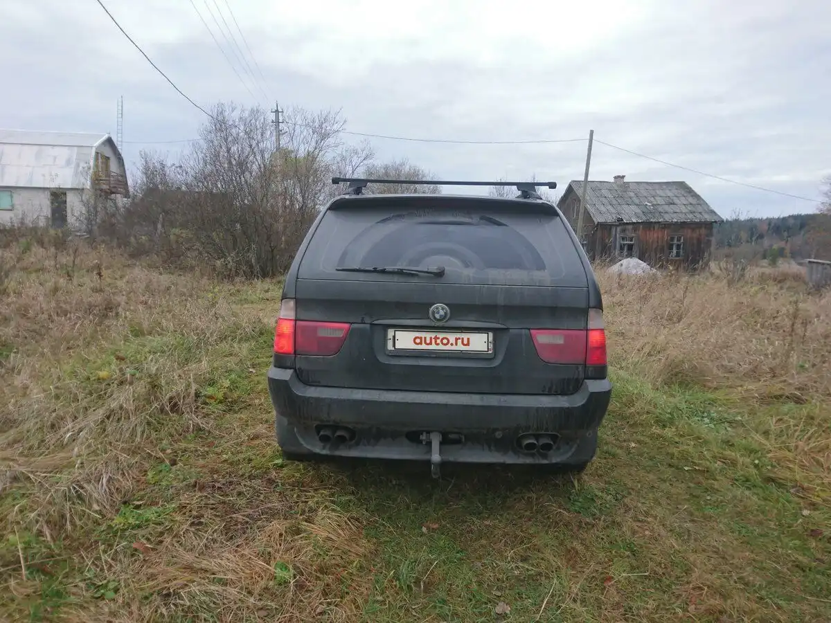 Фото автомобиля BMW X5, 2002 — госномер К205ЕМ198. Цвет: ЧЕРНЫЙ