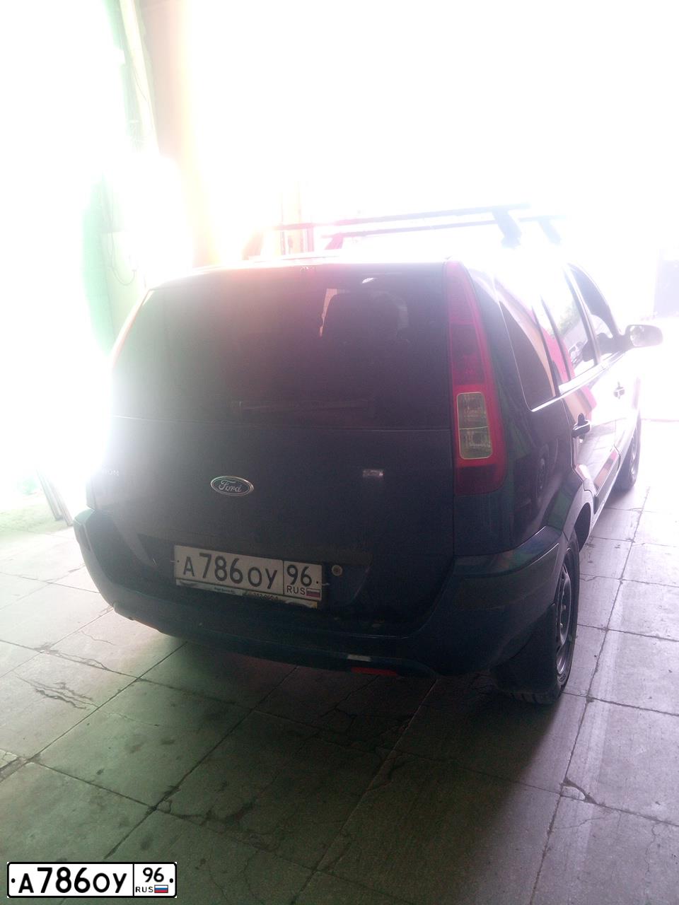Фото автомобиля FORD FUSION, 2007 — госномер А786ОУ96. Цвет: СИНИЙ