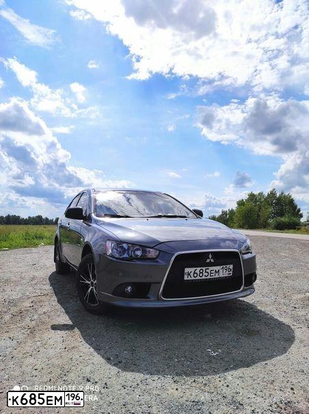 Фото автомобиля MITSUBISHI LANCER, 2011 — госномер С172МО45. Цвет: СЕРЫЙ