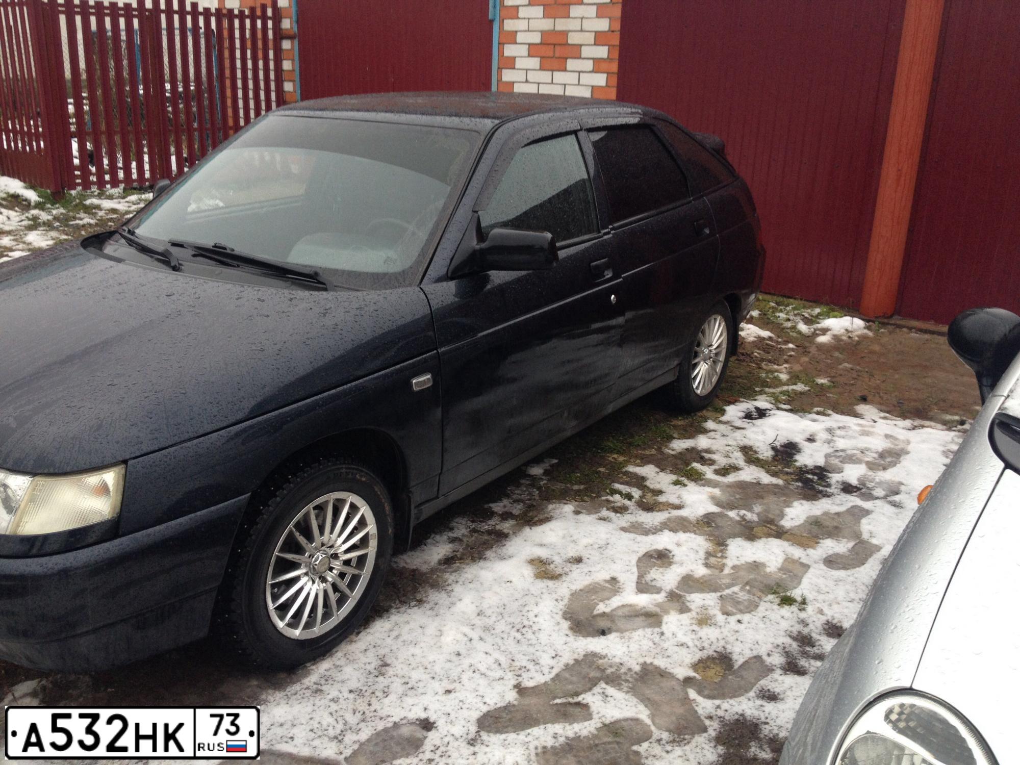 Фото автомобиля LADA 2110, 2004 — госномер А543ВА185. Цвет: СЕРО-ЗЕЛЕНЫЙ