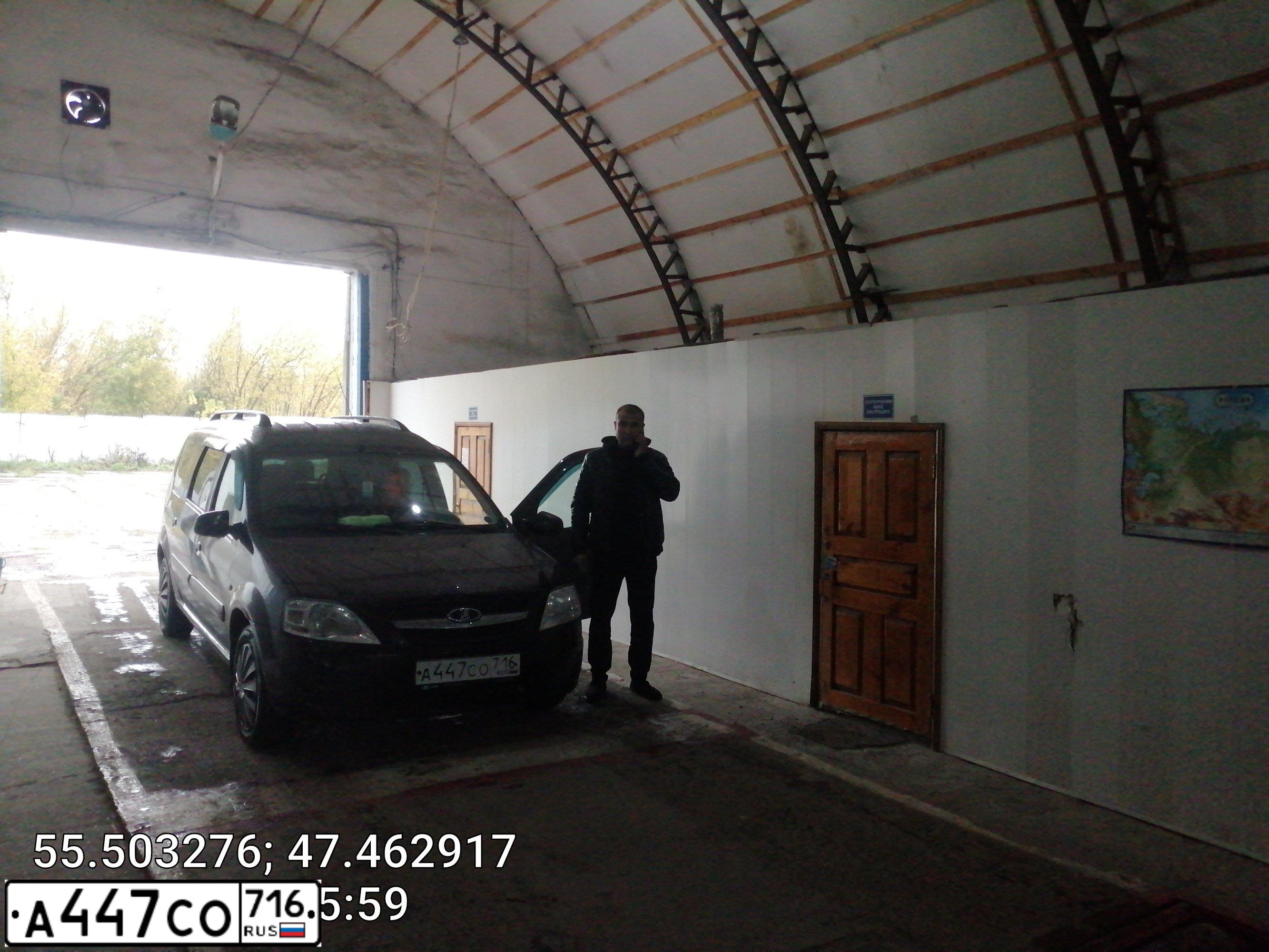 Фото автомобиля LADA LARGUS, 2018 — госномер А447СО716. Цвет: ТЕМНО-КОРИЧНЕВЫЙ