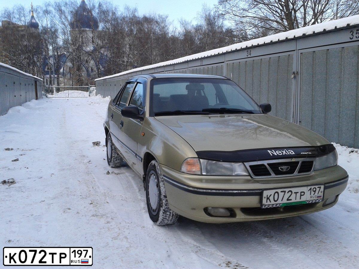 Фото автомобиля DAEWOO NEXIA, 2007 — госномер К072ТР197. Цвет: ЗОЛОТИСТЫЙ