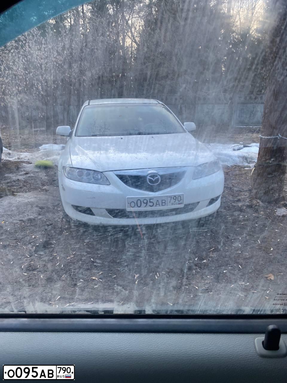 Фото автомобиля MAZDA 6, 2004 — госномер А922ТВ67. Цвет: Белый