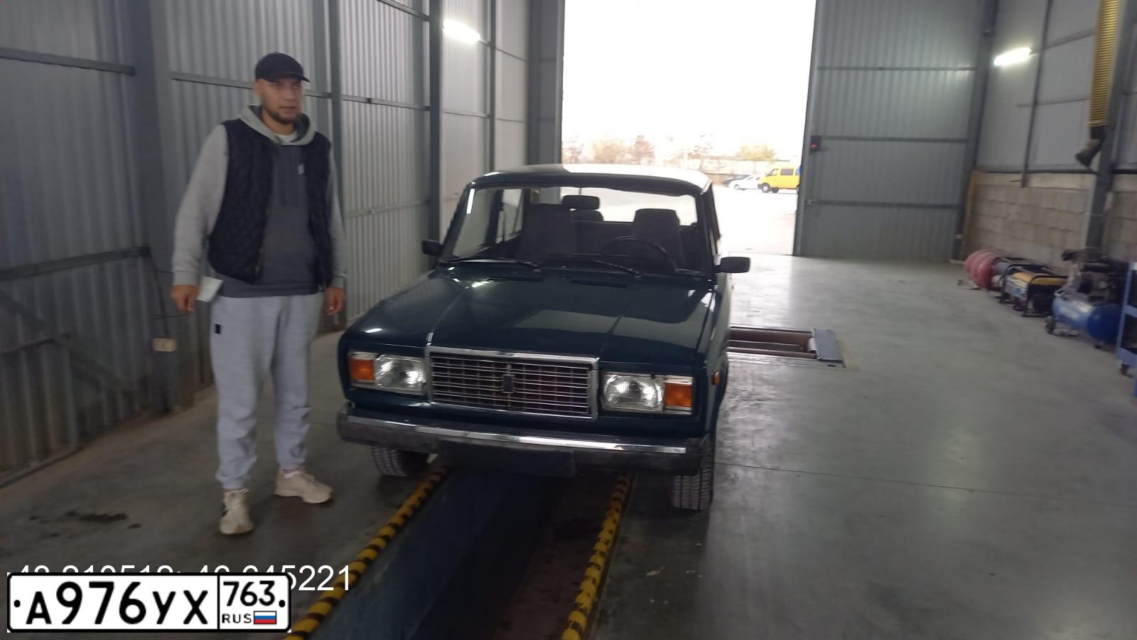 Фото автомобиля LADA 2107 LADA, 1996 — госномер У353АЕ05. Цвет: ЗЕЛЕНЫЙ