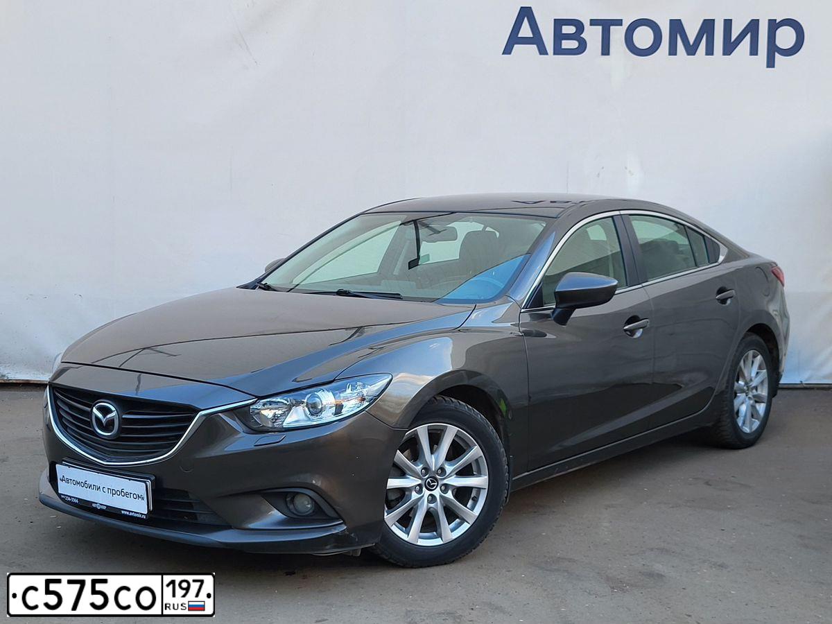 Фото автомобиля MAZDA 6, 2015 — госномер С575СО197. Цвет: Коричневый