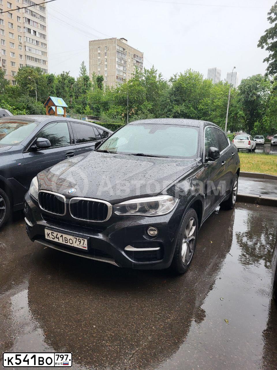 Фото автомобиля BMW X6, 2015 — госномер К541ВО797. Цвет: ЧЕРНЫЙ