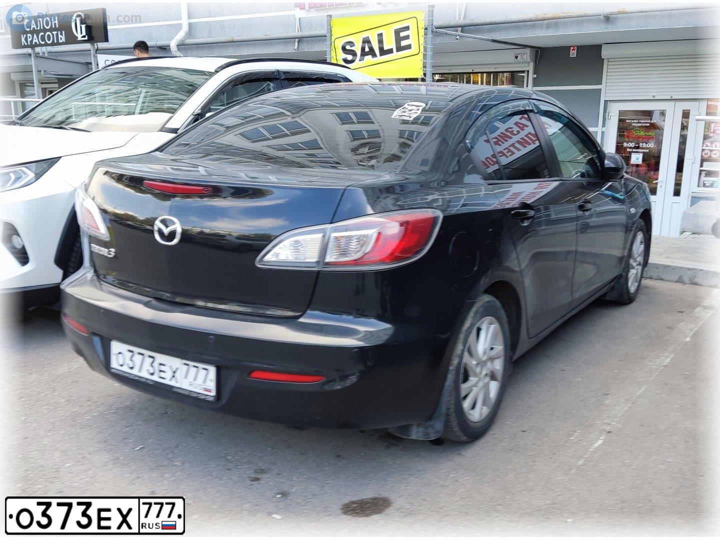 Фото автомобиля MAZDA 3, 2011 — госномер Т206ОТ69. Цвет: ЧЕРНЫЙ