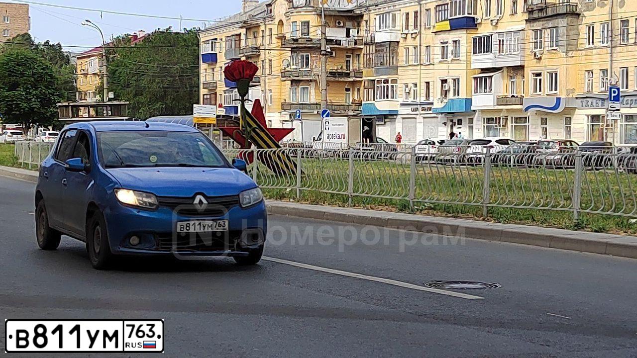 Фото автомобиля RENAULT SANDERO, 2017 — госномер А347КК716. Цвет: СВЕТЛО-СИНИЙ