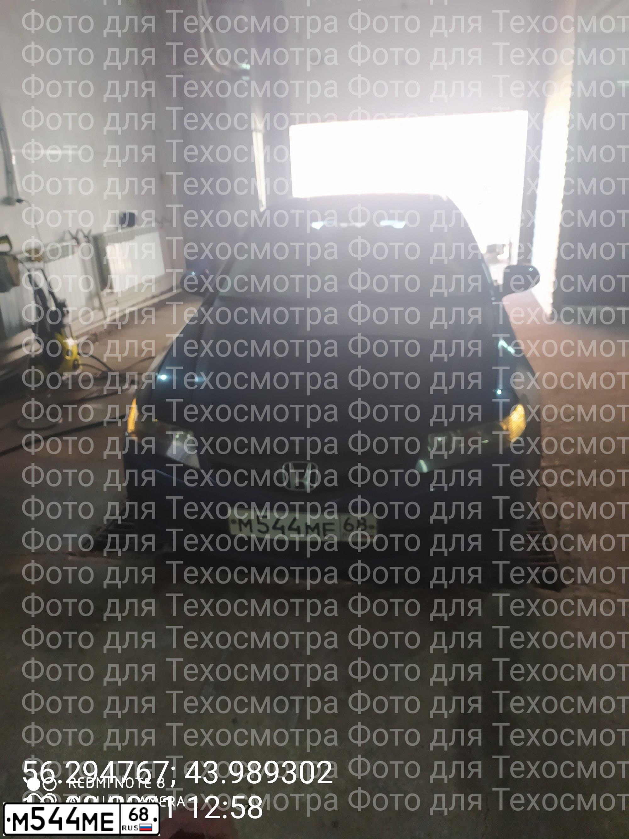 Фото автомобиля HONDA ACCORD, 2007 — госномер А180МВ252. Цвет: Темно-синий