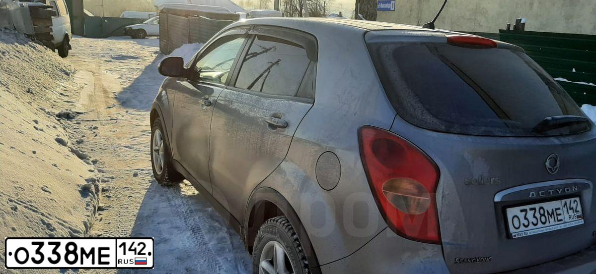 Фото автомобиля SSANGYONG ACTYON, 2012 — госномер А799ММ155. Цвет: ТЕМНО СЕРЫЙ
