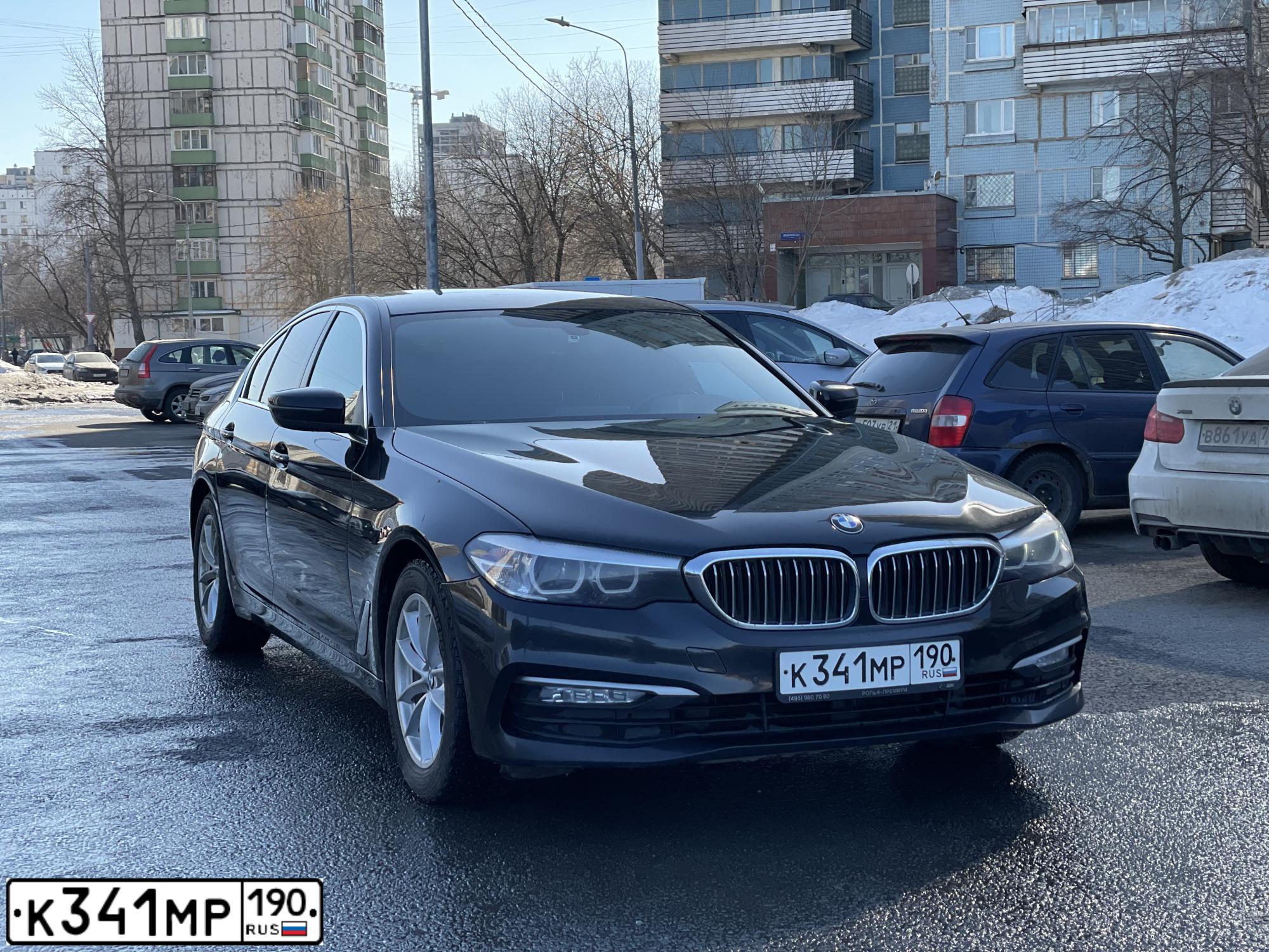 Фото автомобиля BMW SERIE 5, 2018 — госномер О082РК797