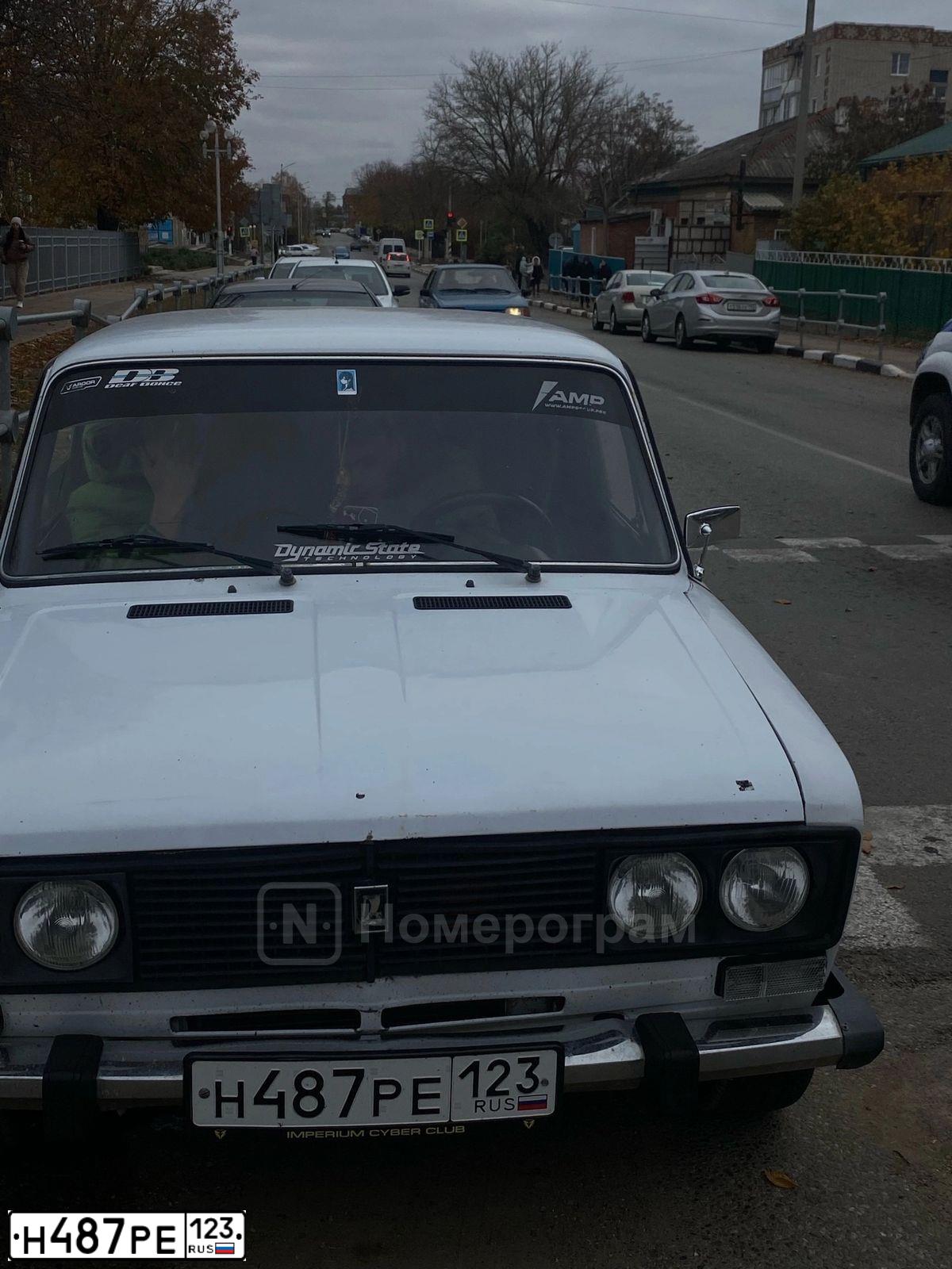 Фото автомобиля LADA 2106, 1998 — госномер Н487РЕ123. Цвет: ЯРКО-БЕЛЫЙ
