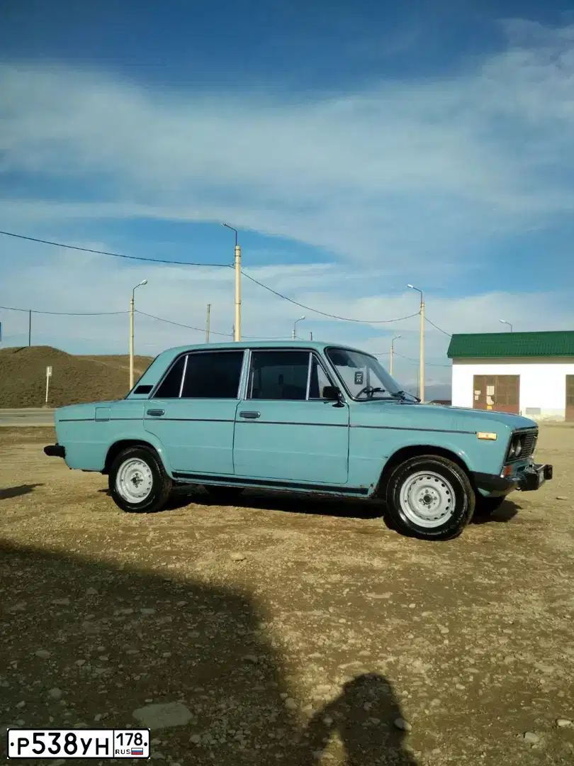 Фото автомобиля LADA 2106, 1987 — госномер С545МТ05. Цвет: СЕРО-ГОЛУБОЙ