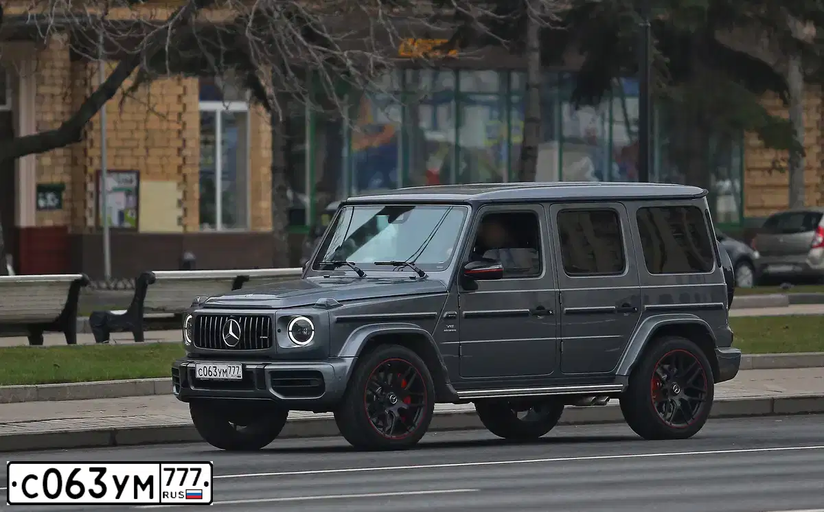 Фото автомобиля MERCEDES-BENZ G63, 2019 — госномер Х063УХ72