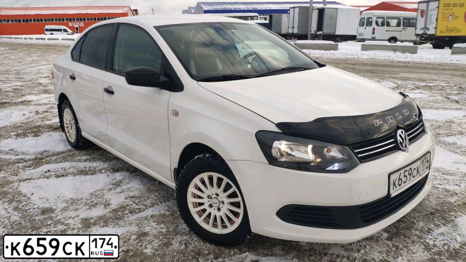 Фото автомобиля VOLKSWAGEN POLO, 2013 — госномер Х688МК72