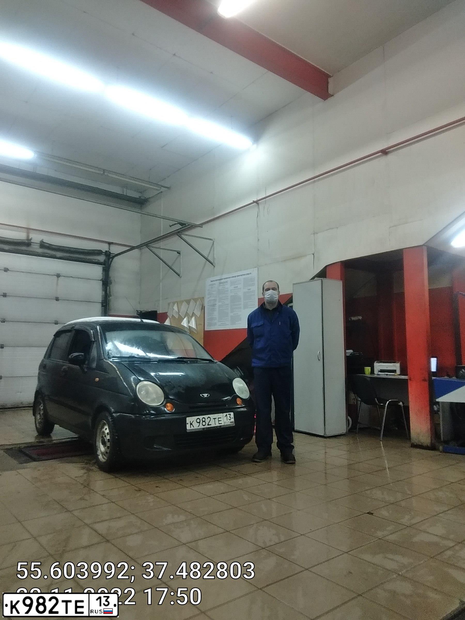Фото автомобиля DAEWOO MATIZ, 2010 — госномер Р098ХК40