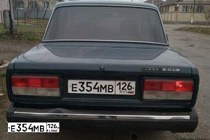 Фото автомобиля LADA 2107, 2005 — госномер В324МХ07