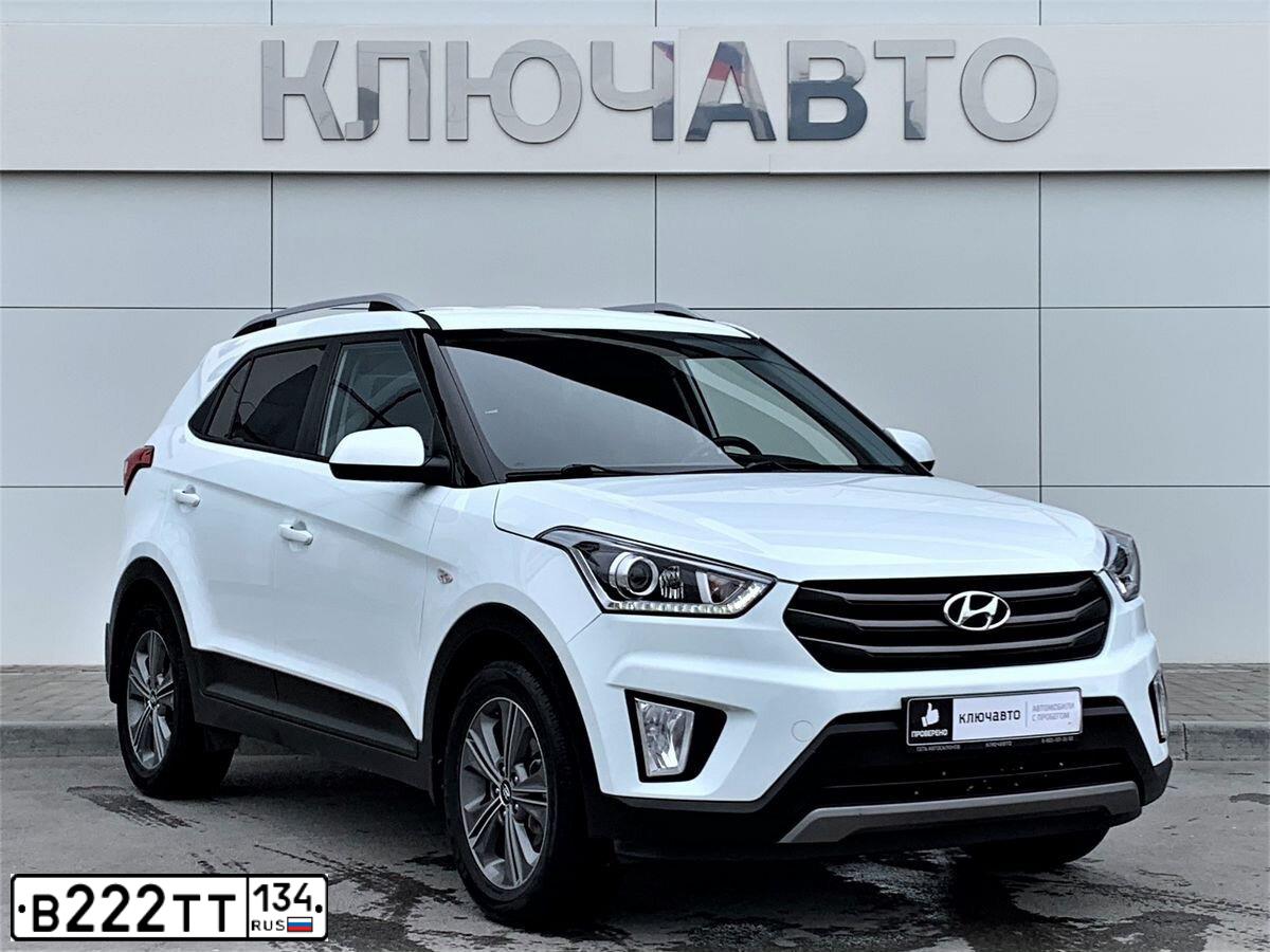 Фото автомобиля HYUNDAI CRETA, 2017 — госномер К376ХТ134. Цвет: Белый