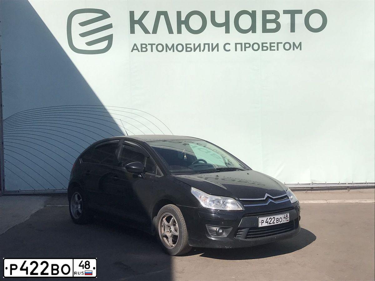 Фото автомобиля CITROEN C4, 2010 — госномер Х438ТВ31. Цвет: ЧЕРНЫЙ