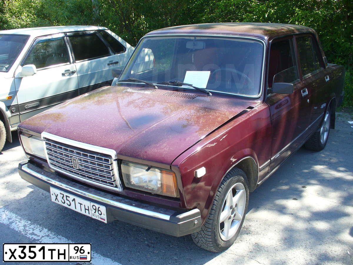 Фото автомобиля LADA 2107, 2006 — госномер Р460НО72. Цвет: ТЕМНО-ВИШНЕВЫЙ