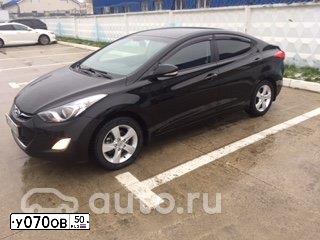 Фото автомобиля HYUNDAI ELANTRA, 2013 — госномер С600ВА68. Цвет: ЧЕРНЫЙ