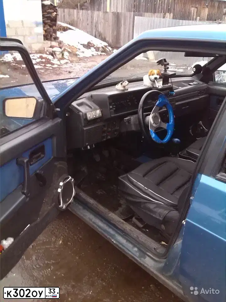 Фото автомобиля LADA 2109 SAMARA, 1999 — госномер М581СХ33. Цвет: сине-зеленый