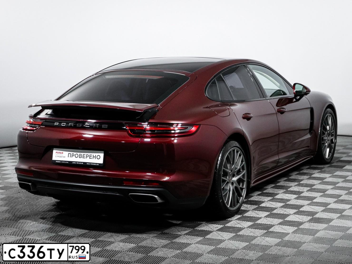 Фото автомобиля PORSCHE PANAMERA, 2018 — госномер У155РЕ31