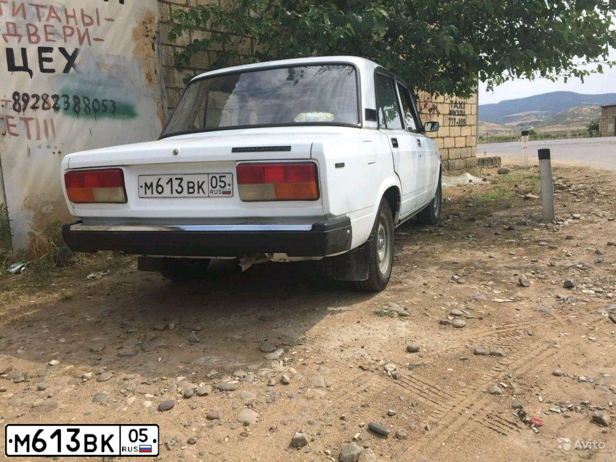 Фото автомобиля LADA 2107, 2002 — госномер М613ВК05. Цвет: ЯРКО-БЕЛЫЙ