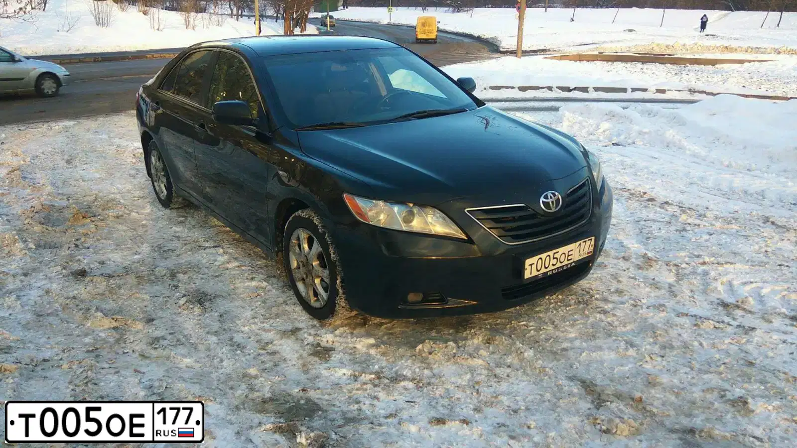 Фото автомобиля TOYOTA CAMRY, 2006 — госномер К887ВТ138. Цвет: ЧЕРНЫЙ