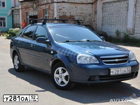 Фото автомобиля CHEVROLET LACETTI, 2007 — госномер Н285ВУ152. Цвет: синий
