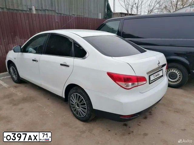 Фото автомобиля NISSAN ALMERA /AVTOVAZ/, 2014 — госномер Е808НР51. Цвет: Белый