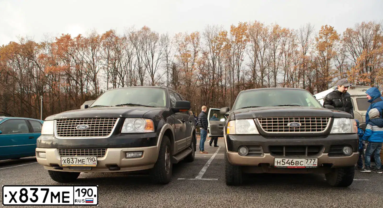 Фото автомобиля FORD EXPEDITION, 2005 — госномер Н605МТ198. Цвет: ЧЕРНЫЙ