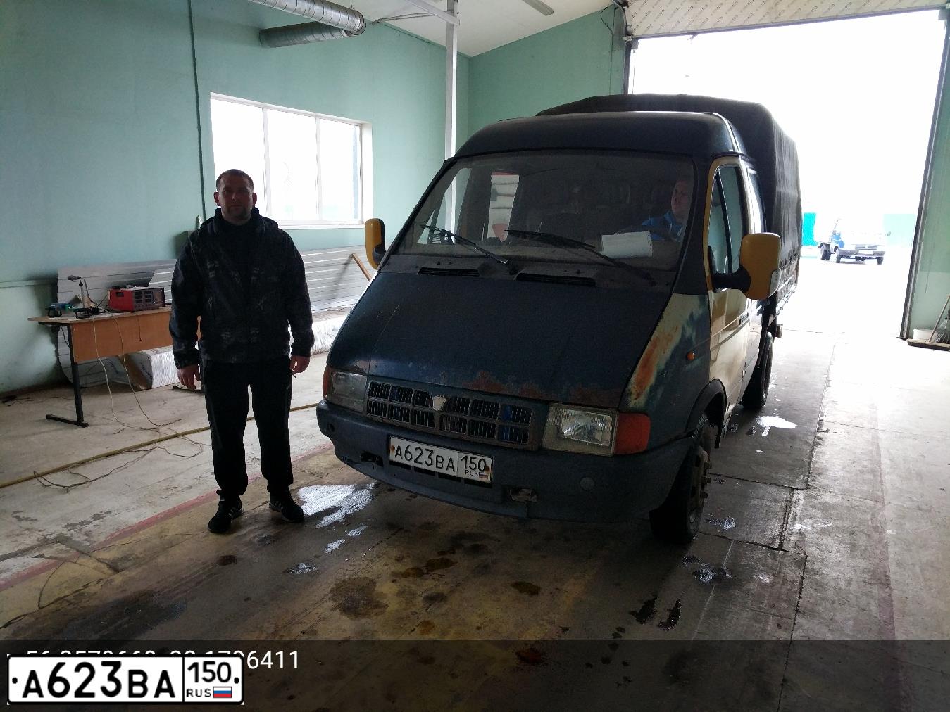 Фото автомобиля GAZ 3302 EL, 2001 — госномер А623ВА150. Цвет: МУРЕНА